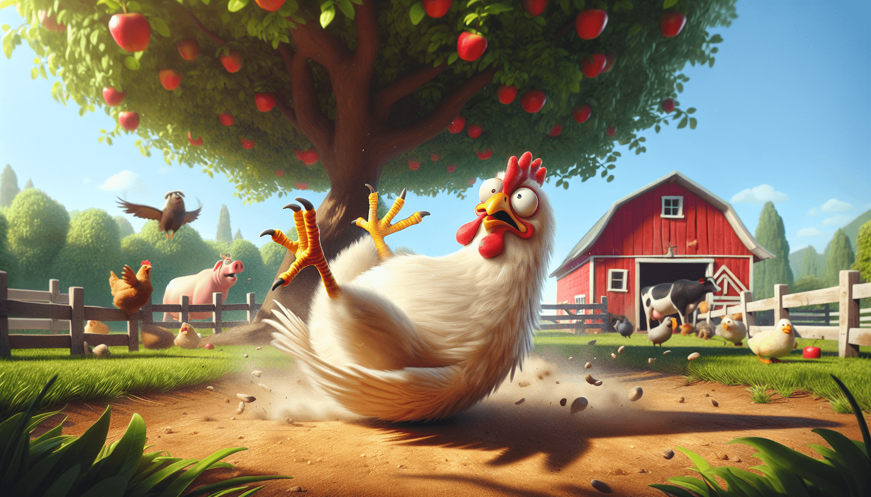Chicken with ragdoll physics